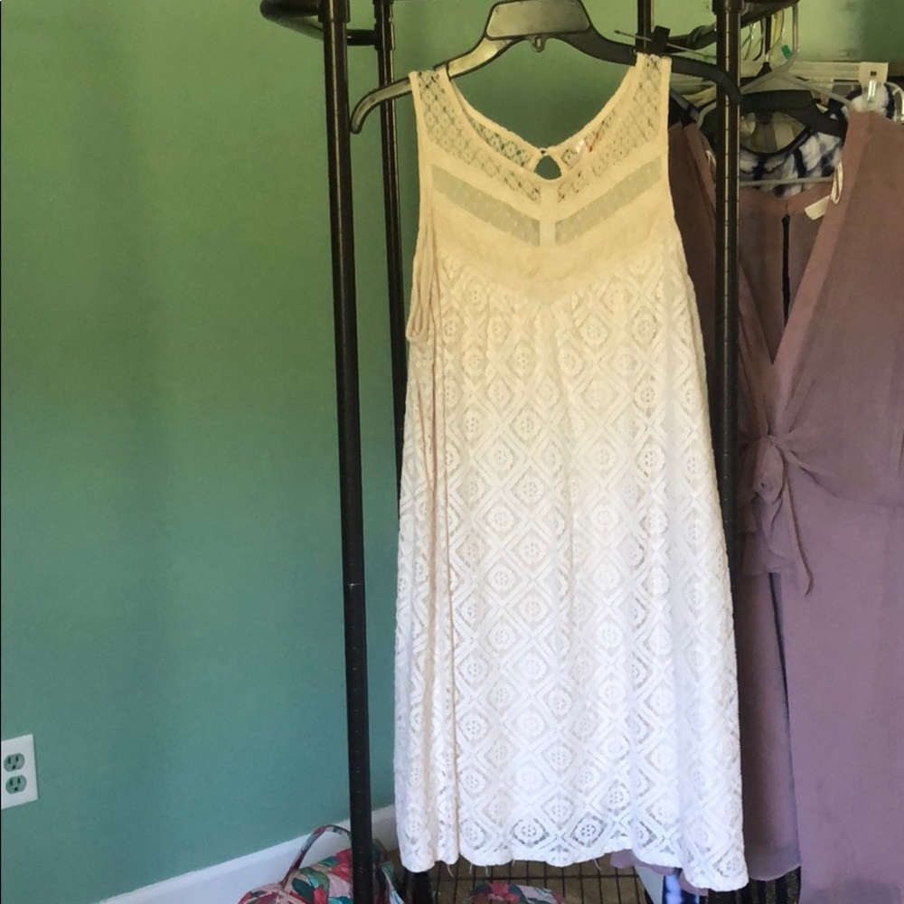 Cute white lace dress